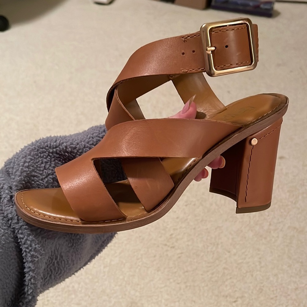 Franco Sarto tan heels